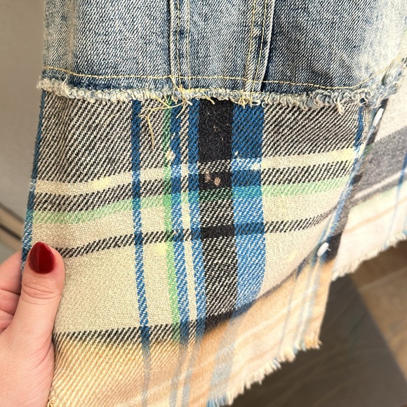 Free people mixed fabric jacket - Picture 4 of 7